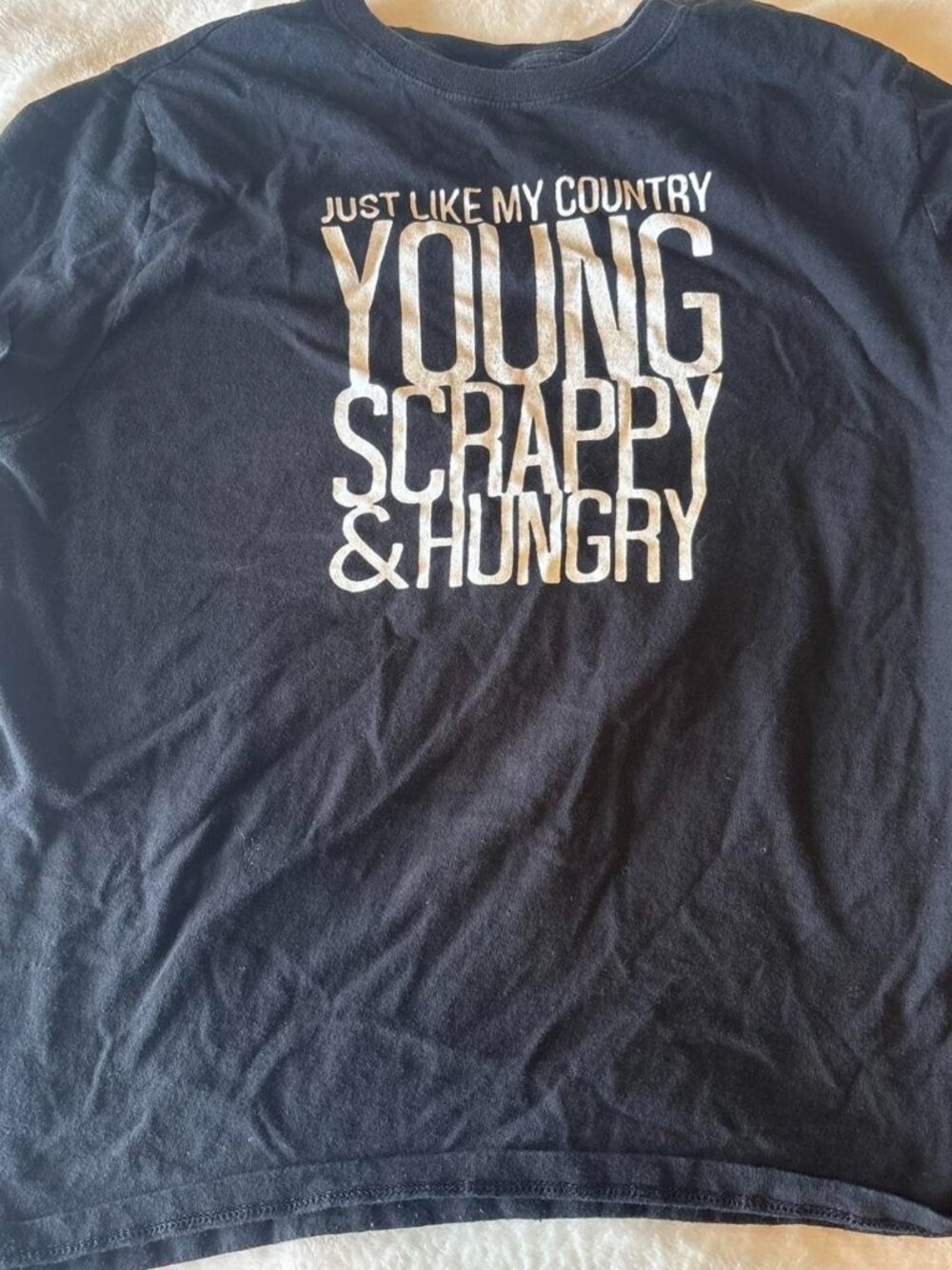 Women's black t-shirt